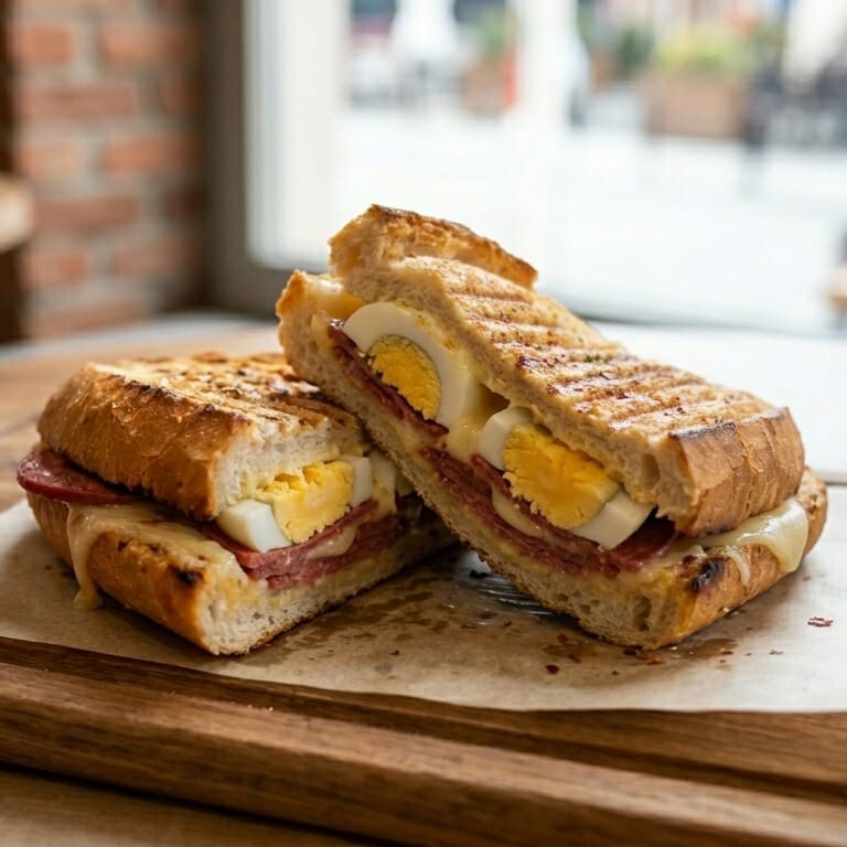 Yumurtalı Sucuklu Kaşarlı Tost