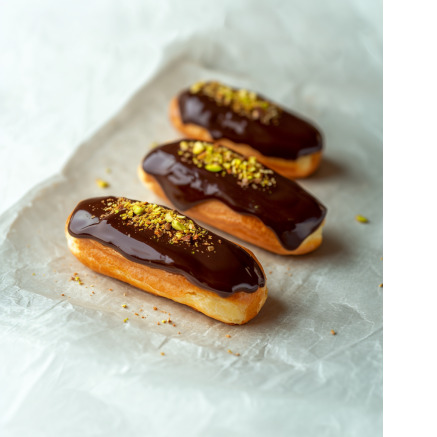 Klasik Ekler 500 Gr Çikolatalı Krema Dolgulu