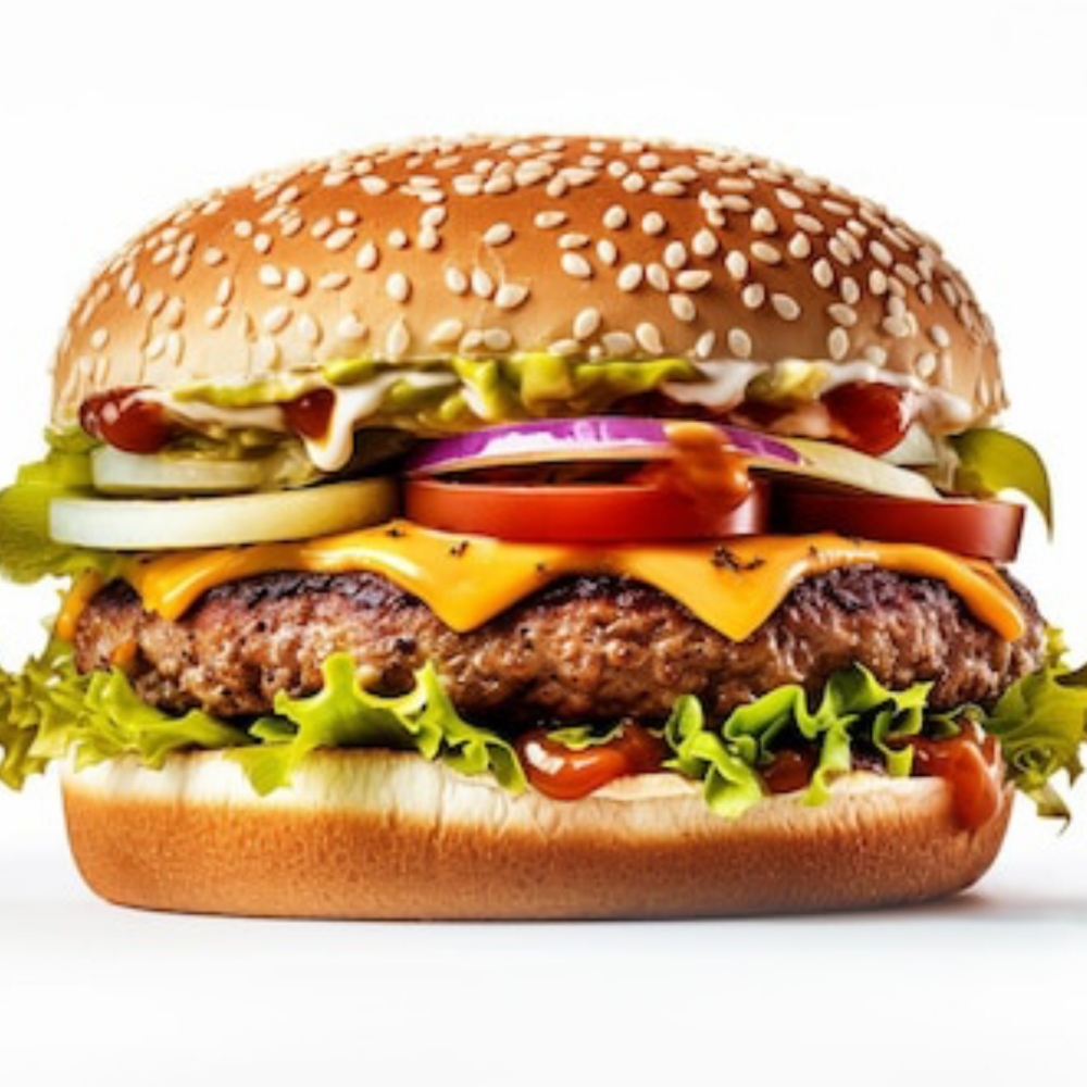 Hamburger+patates kızartması+kola+trılece hedıye+su+kahve