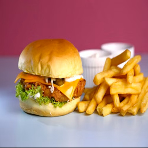 Tavuk Burger+ Patates