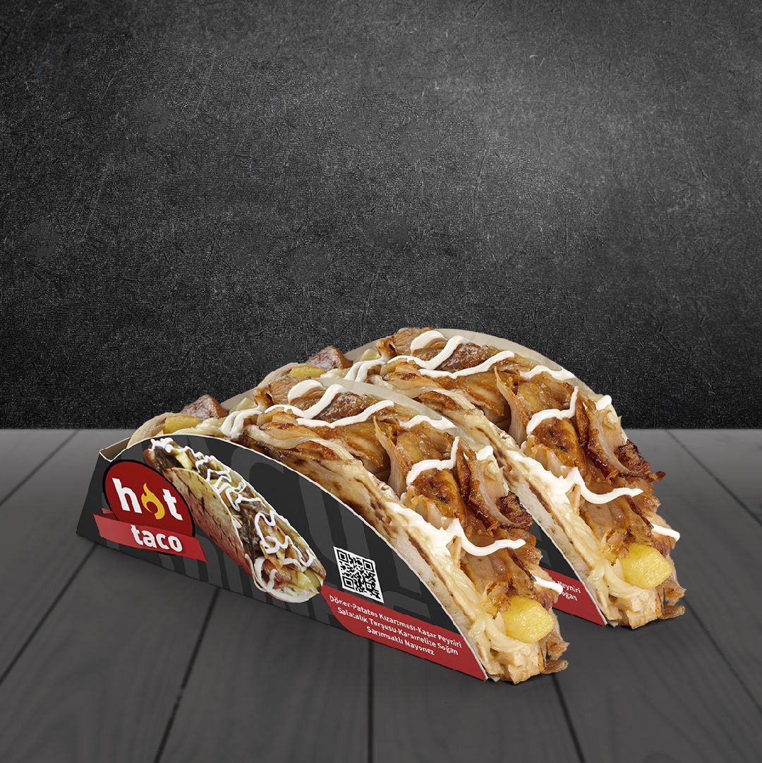 2'li Tavuk Hot Taco