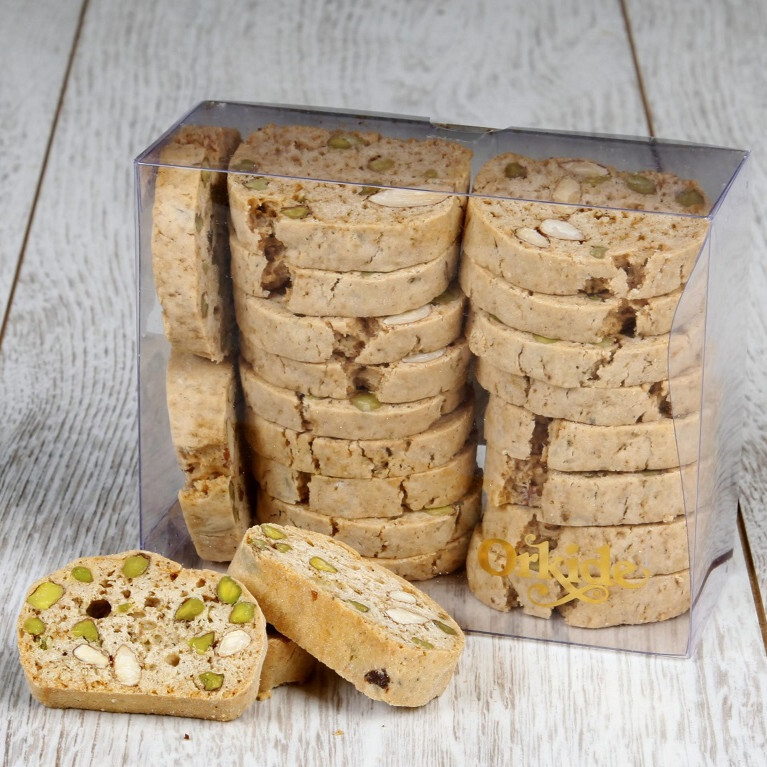 Biscotti (Bademli Ve Fıstıklı) 185 Gr