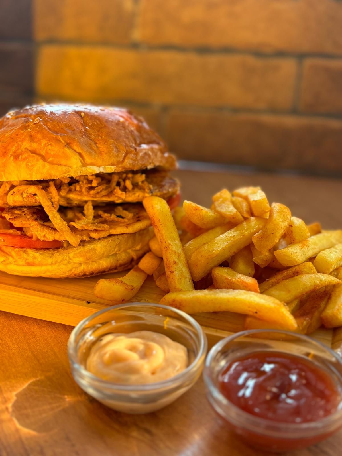 Double Fileto Hamm Burger