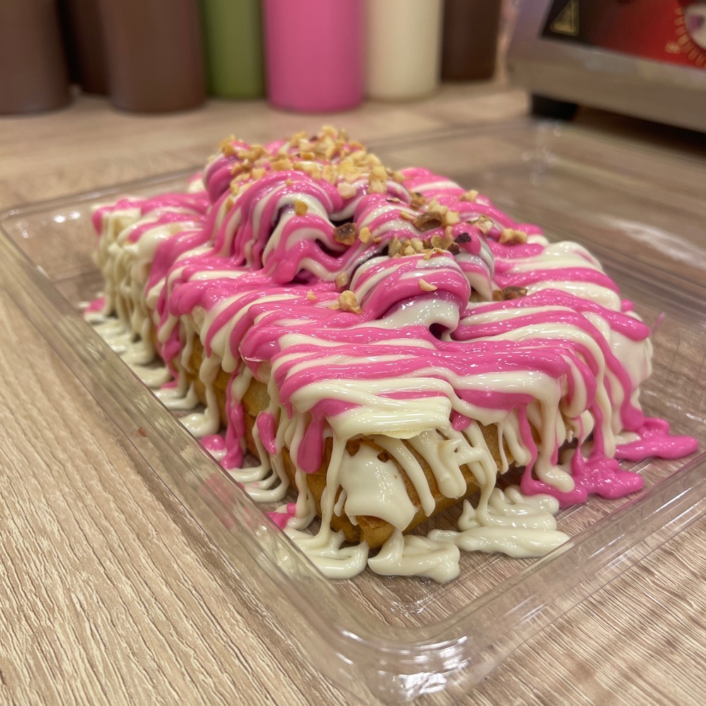Frambuaz Sos ve Meyveli Waffle (Belçika Hamur)