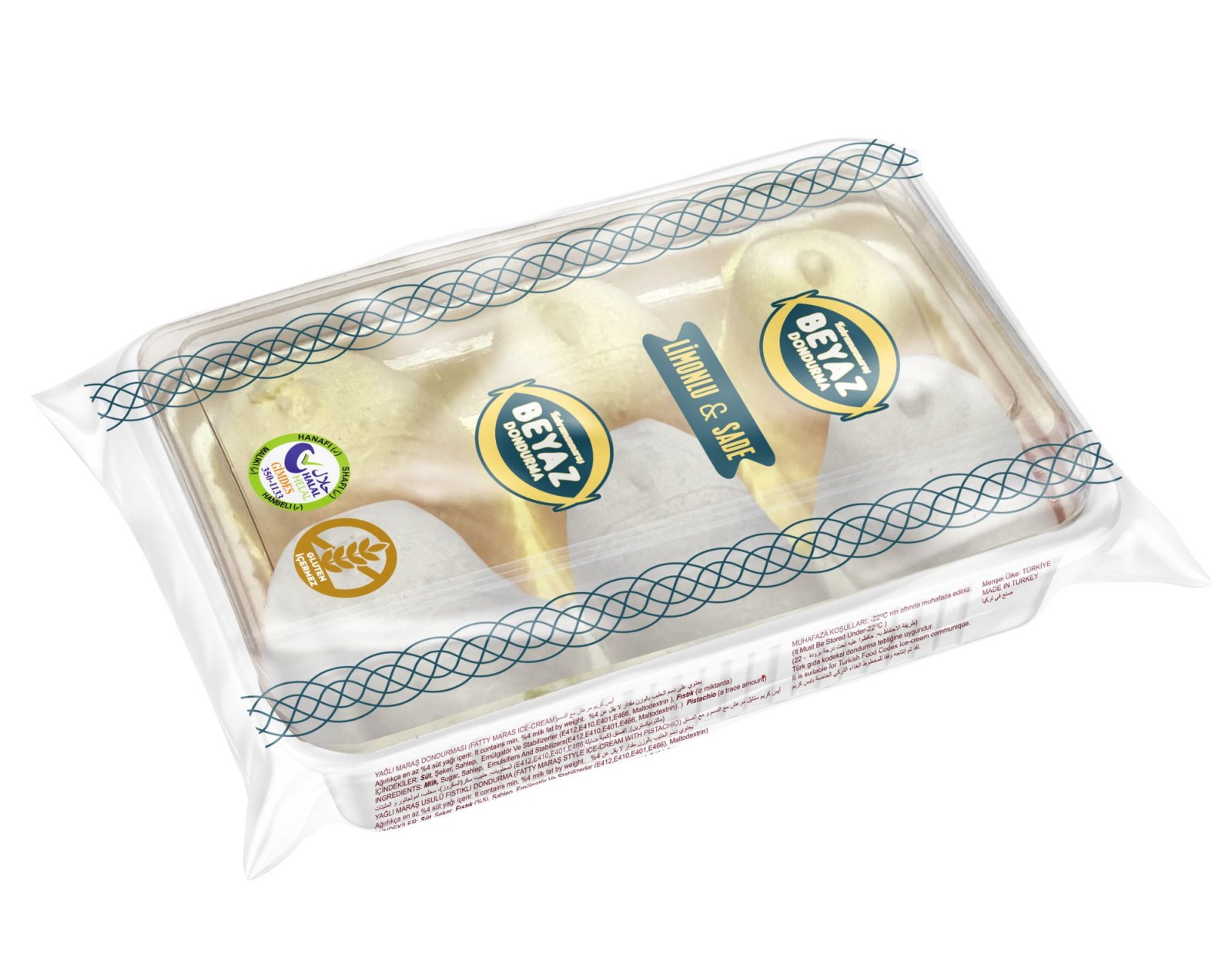 Limon & Sade Maraş Dondurması(480gr)