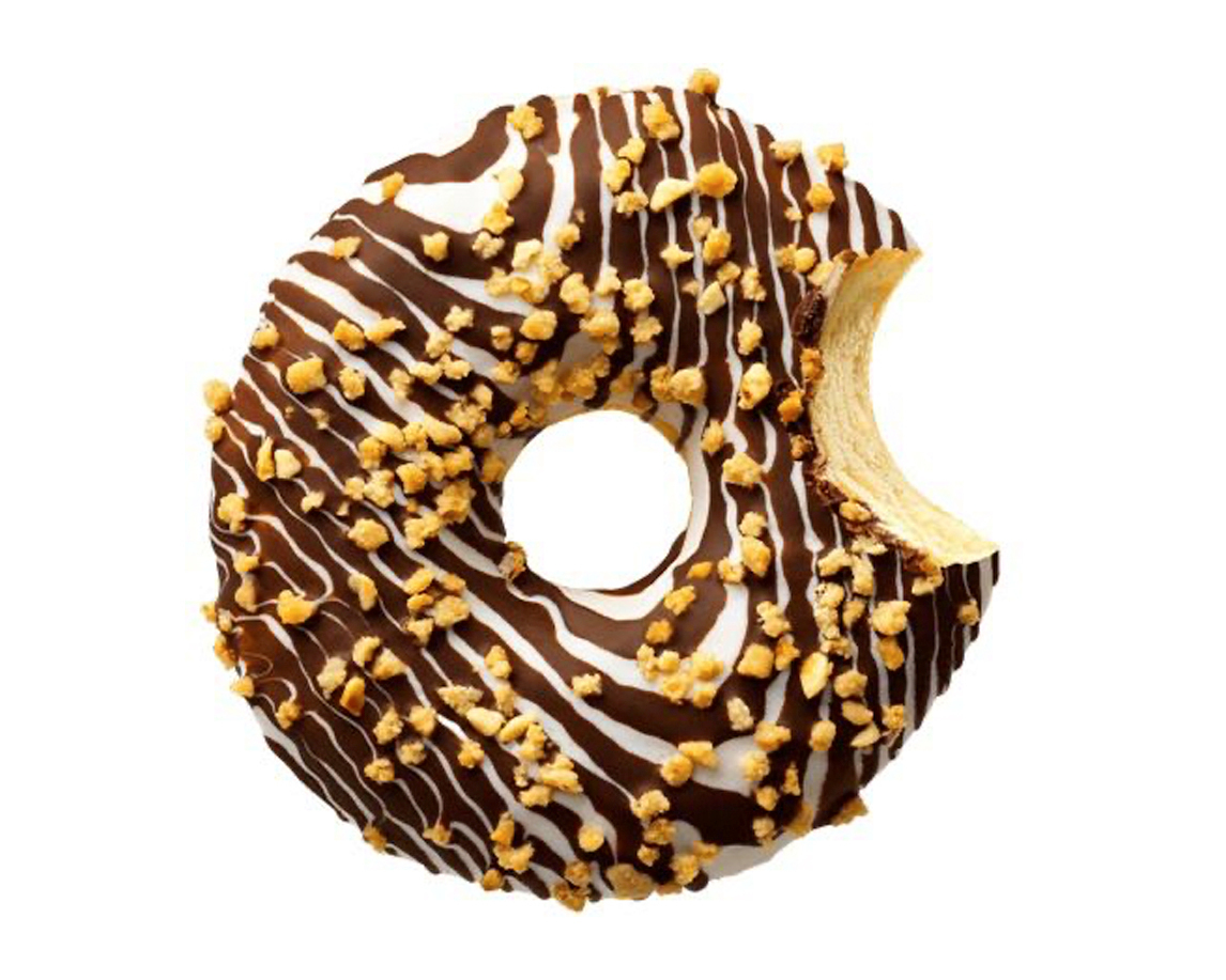 Milky Zebra Donut