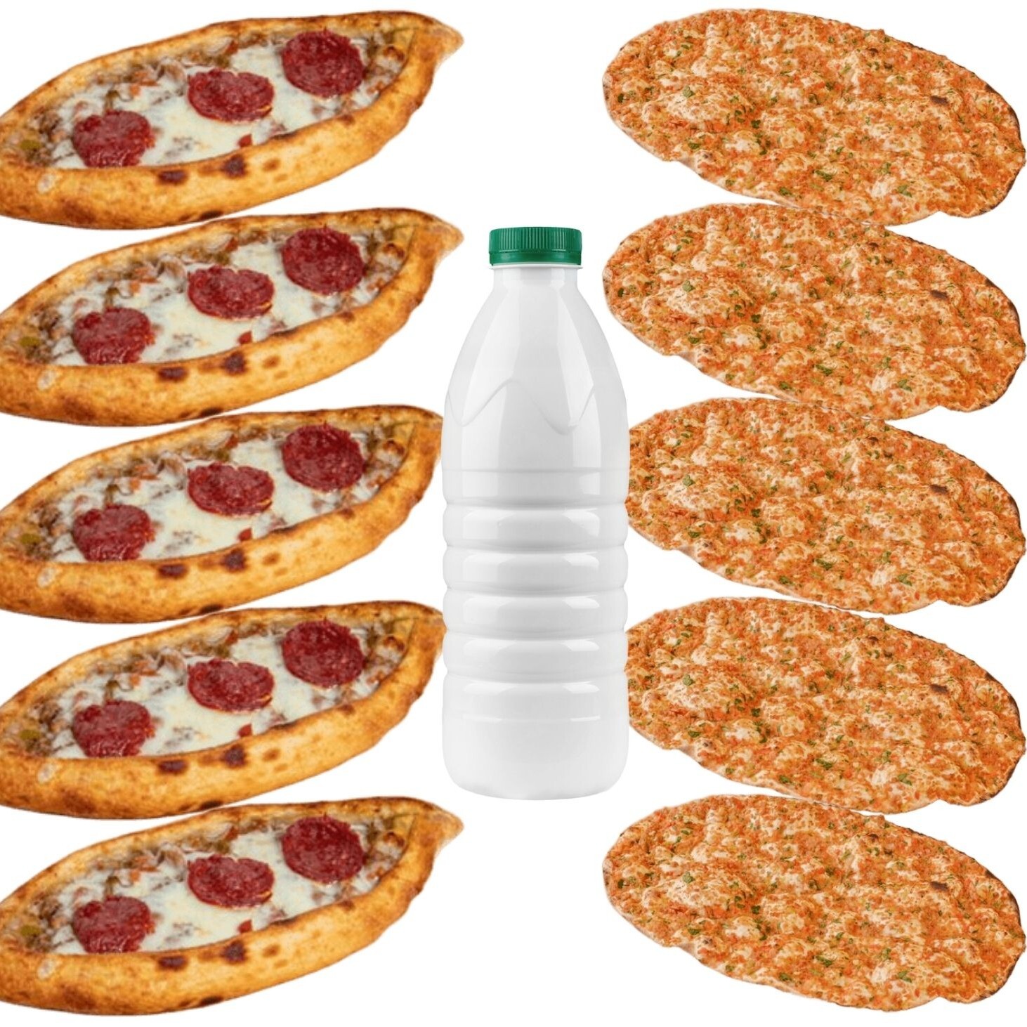 5' Li Karışık Cantık & 5'Li Lahmacun Menü