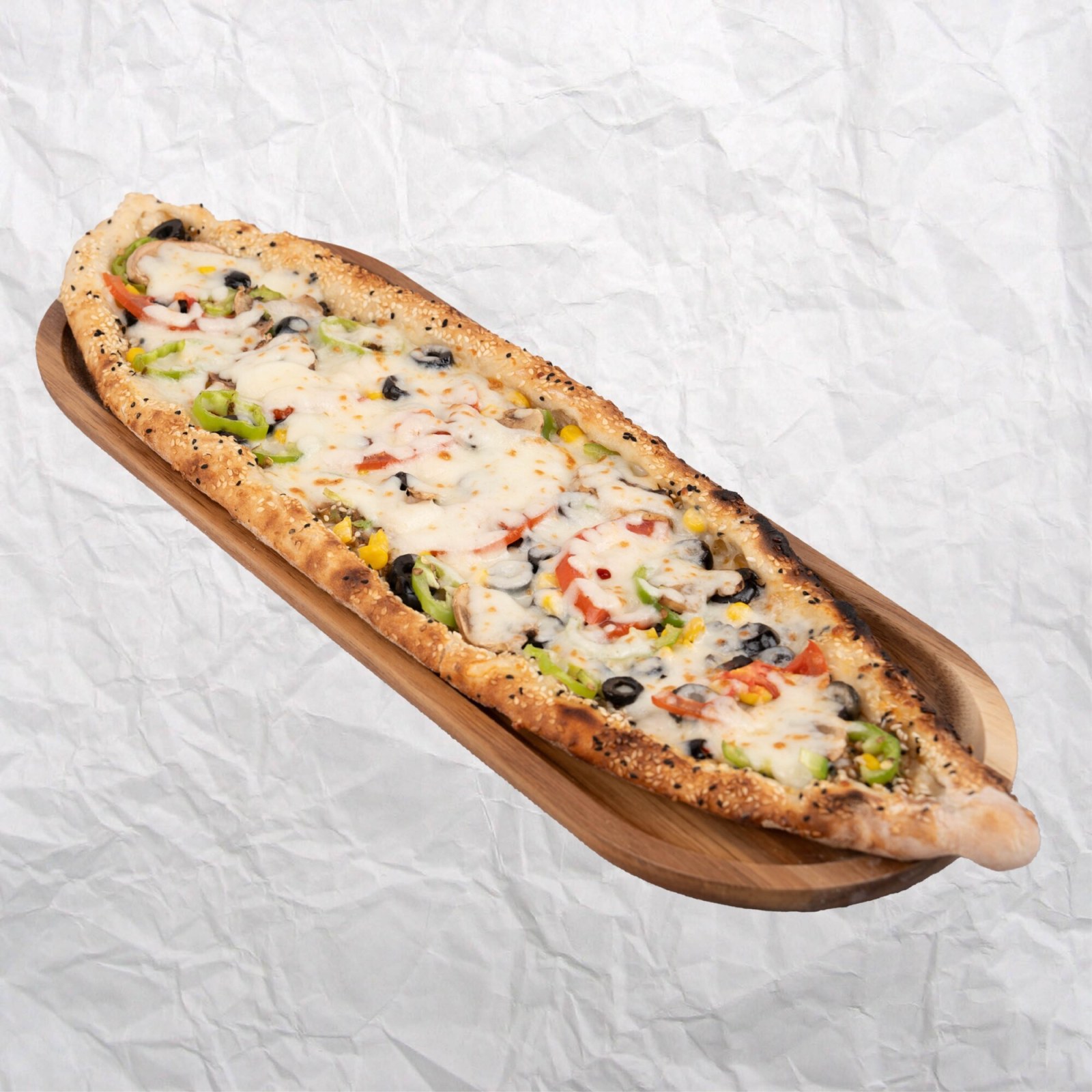 Sebzeli Kaşarlı Pide