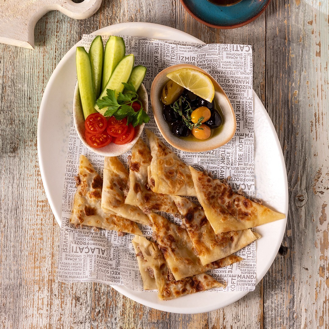 Kıymalı Kaşarlı Gözleme