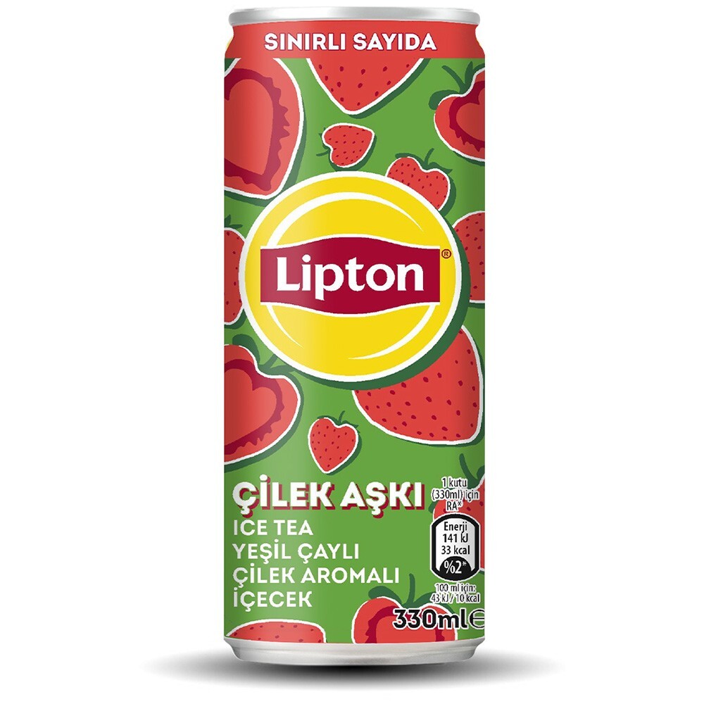 Lipton Ice Tea Green Çilek (330 cl.)