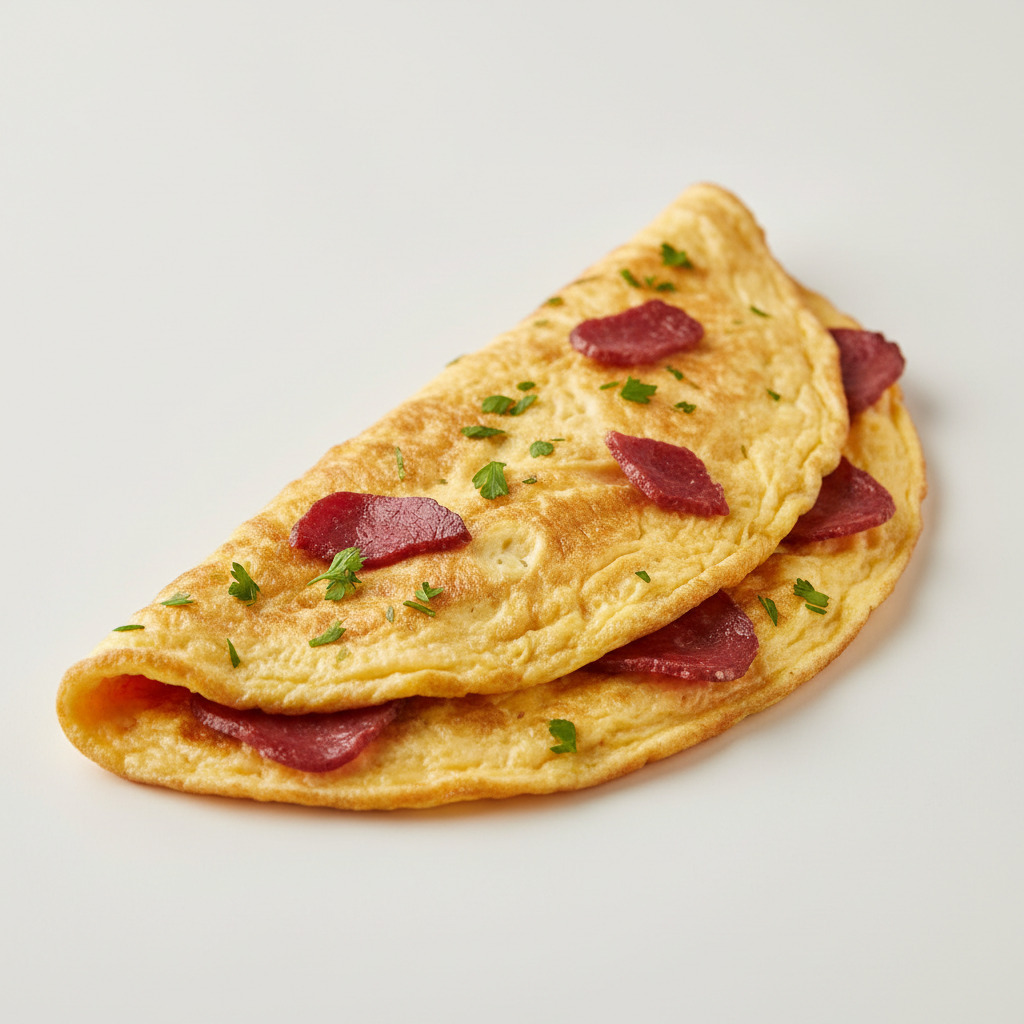 Pastırmalı Omlet
