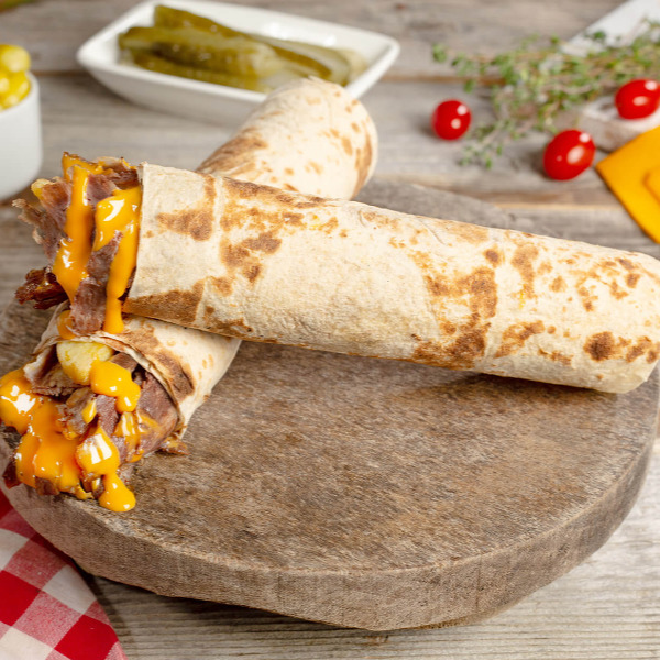 Cheddarlı Tavuk Döner Dürüm