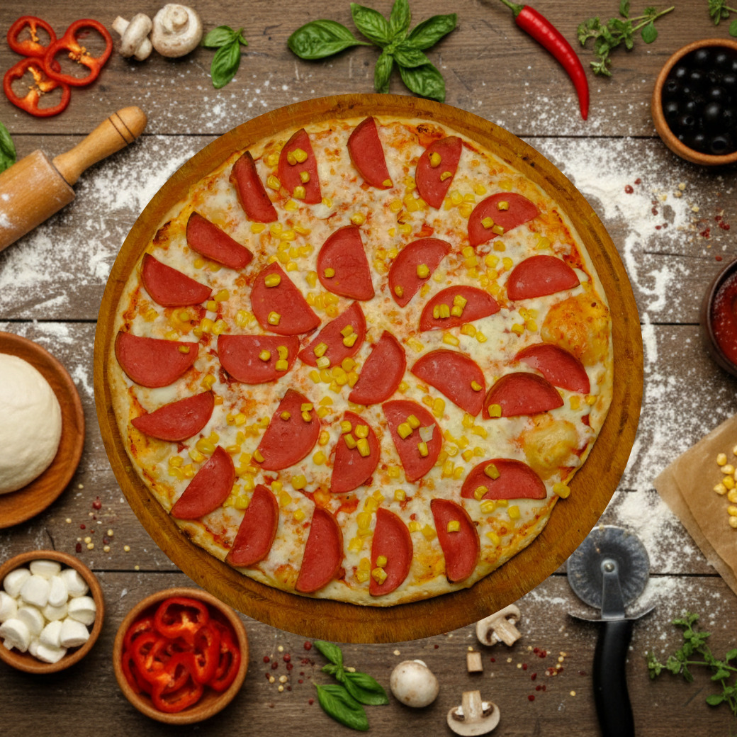 Salami Pizza (Küçük)