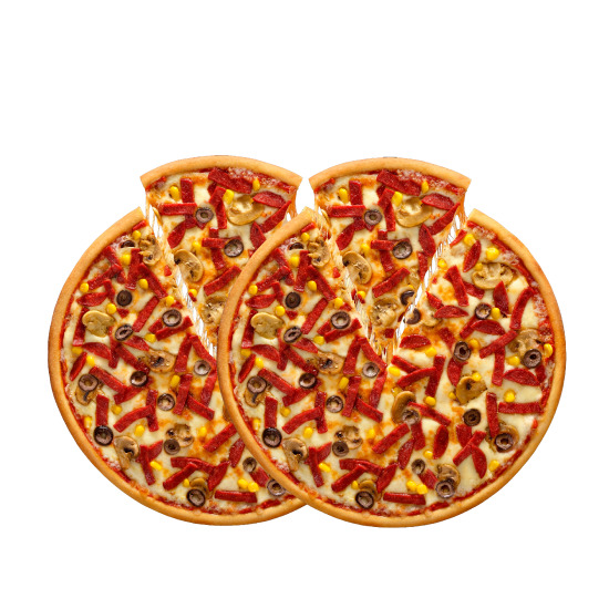 Küçük Boy Karışık Pizza (25 cm.) Alana Küçük Boy Karışık Pizza (25 cm.) Hediye