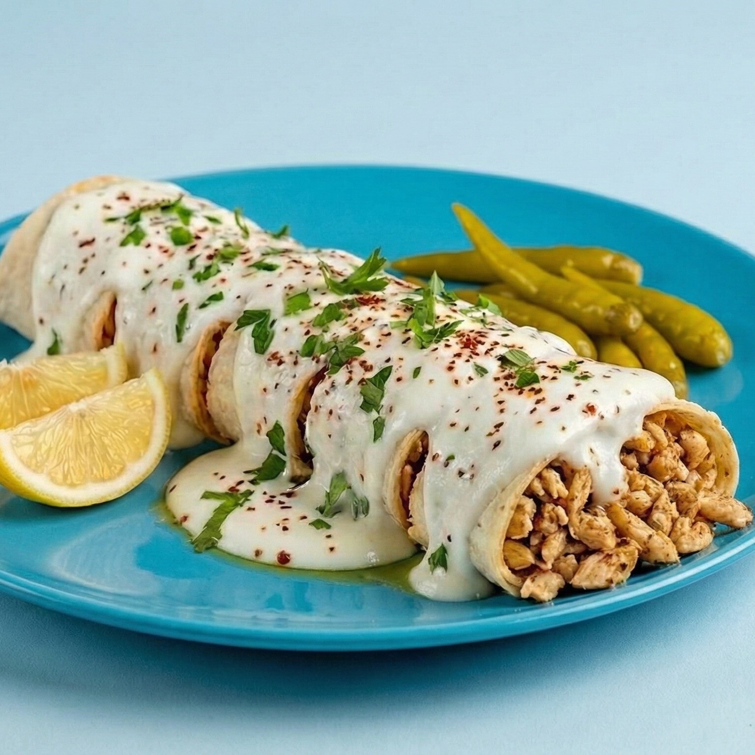 Tavuk Tantuni Yoğurtlu