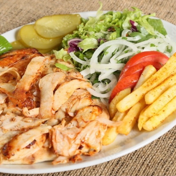 Porsiyon Tavuk Döner + Ayran+Tatlı