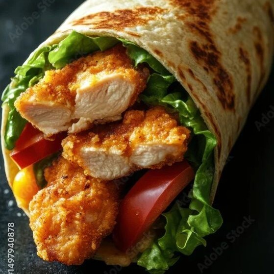 Odun Ateşinde Tavuk Döner (100 gr) Lavaş