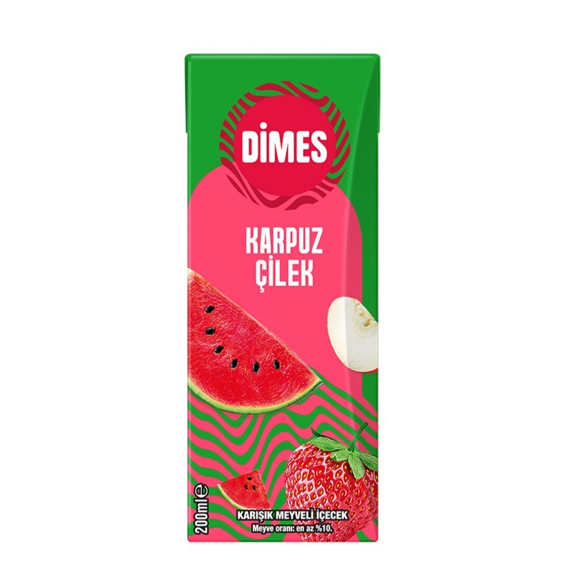 Dimes Karpuz - Çilek Meyve Suyu (200 ml)
