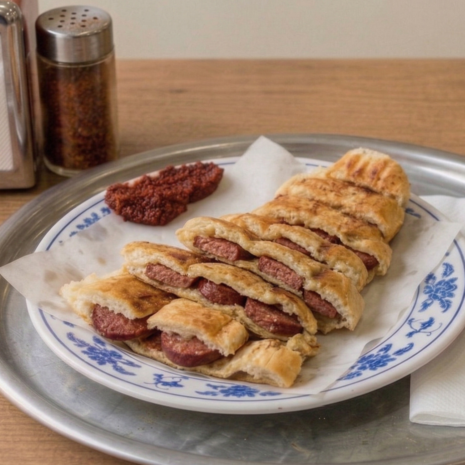 Sucuklu Yarım Tost Ev Yapımı
