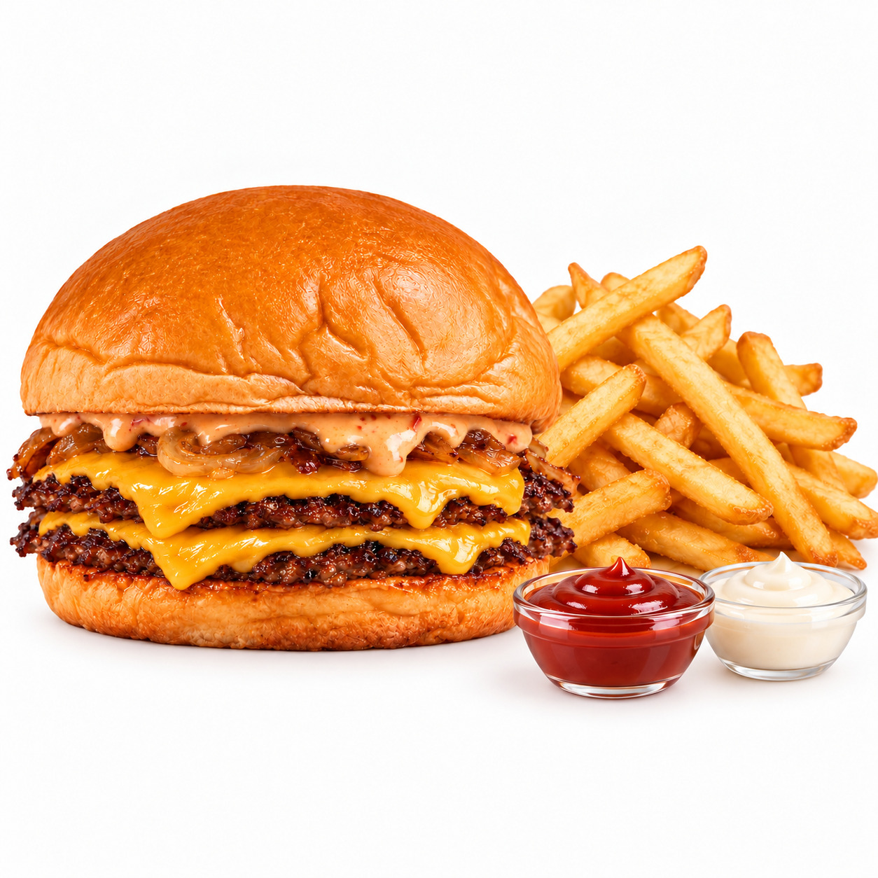 Dynamite Smash Burger Menü