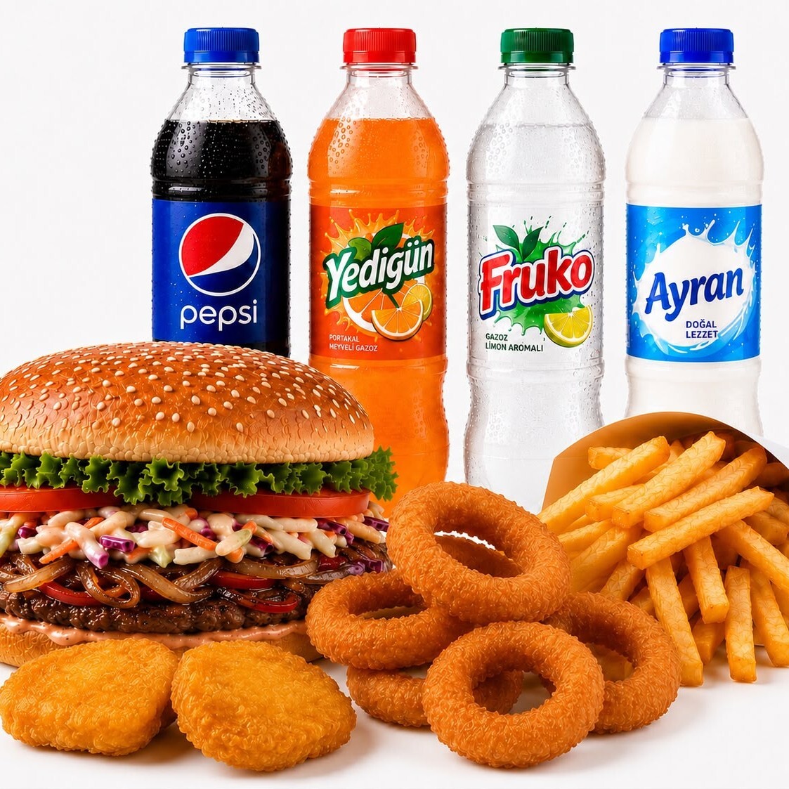 Elibol Köz Burger Menü