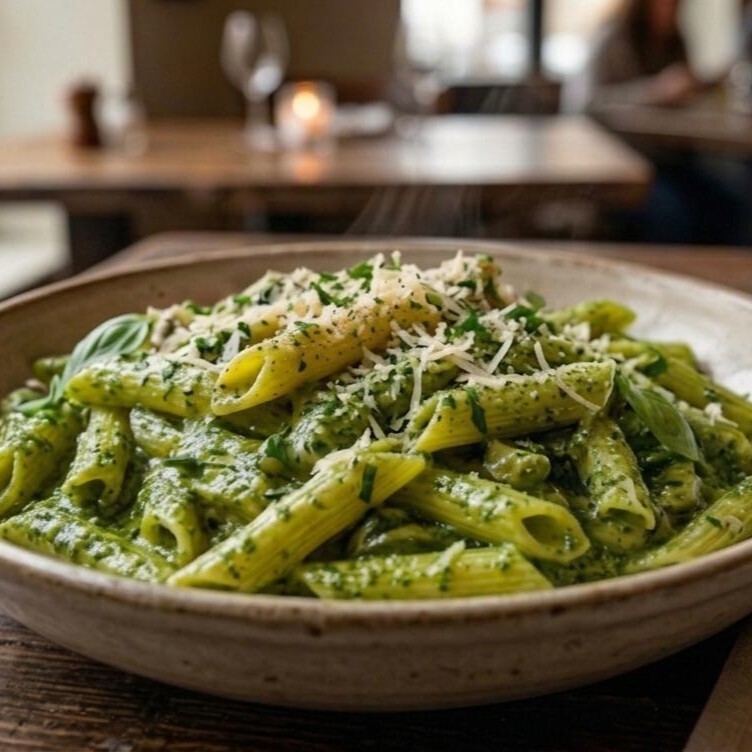 Pesto Soslu Makarna