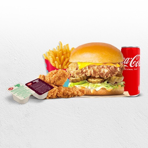 Large Burger Menü