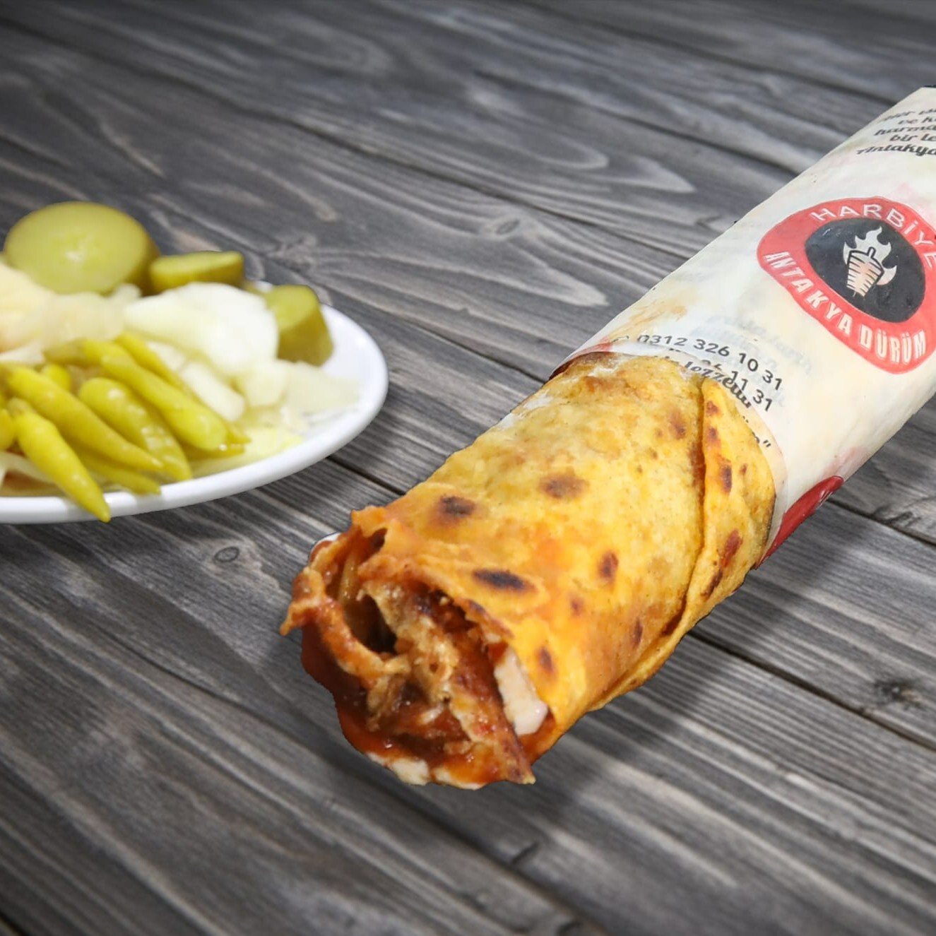 Antakya Usulü Tavuk Döner Dürüm