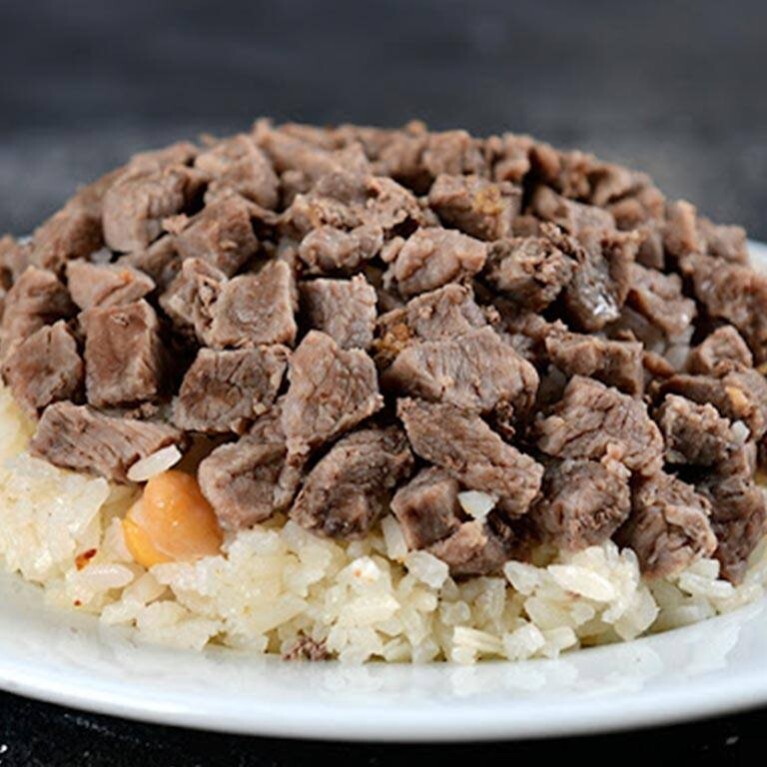 Kavurmalı Nohutlu Tereyağlı Pilav(395 gr)