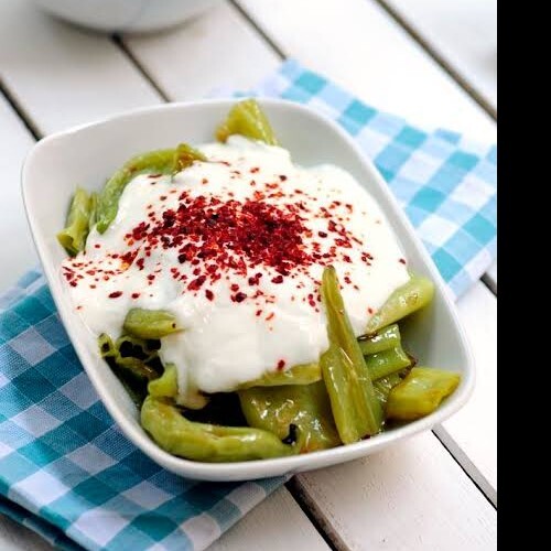 Yoğurtlı Biber Kızartma