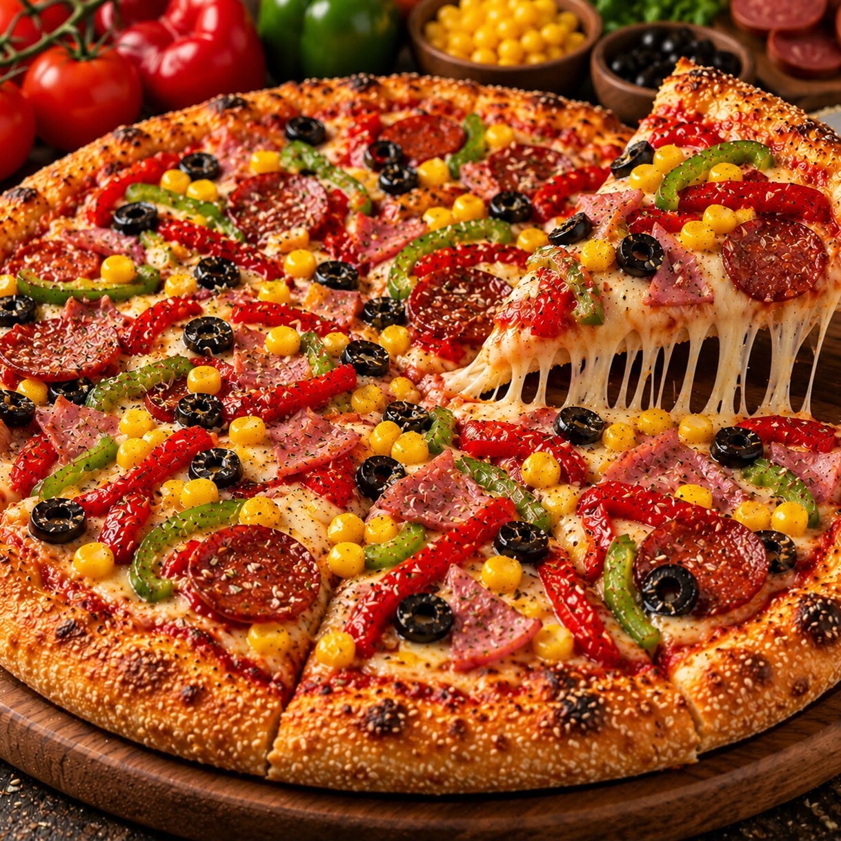 Dopdolu Pizza (Küçük Boy)