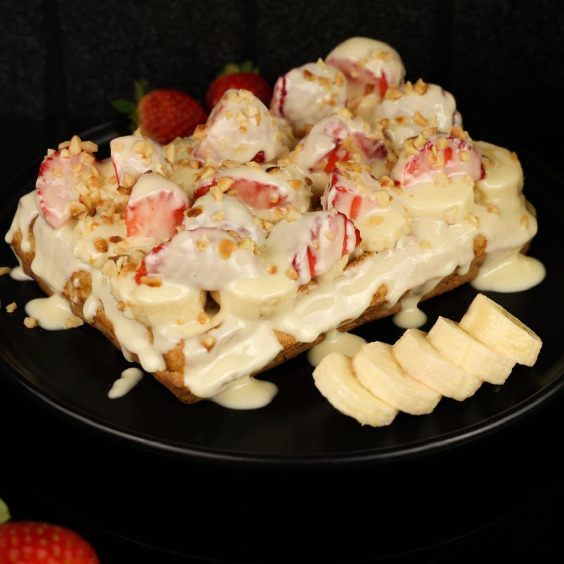 Beyaz Çikolatalı Waffle [ Tek Kişilik ]