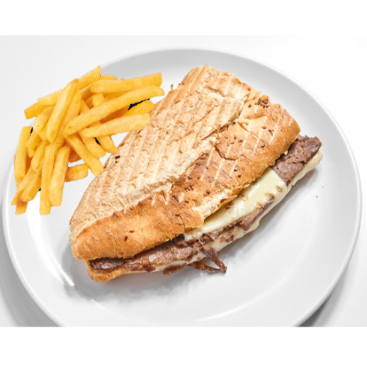 Yarım Kavurmalı Kaşarlı Tost