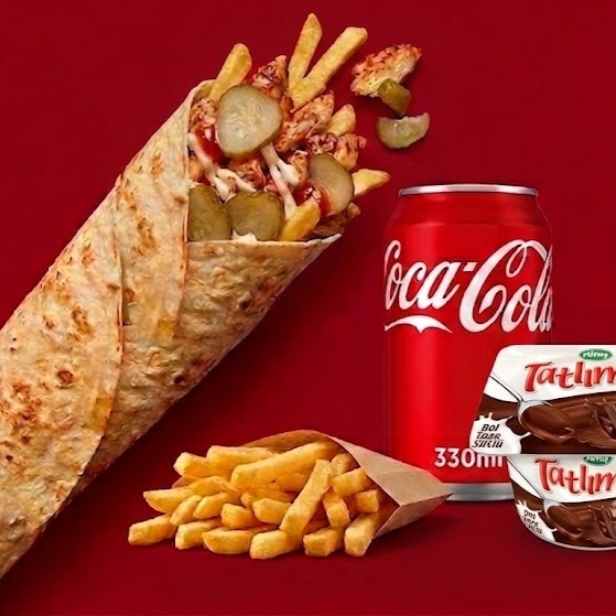 Tavuk Döner Dürüm Süper Large Klasik Menü