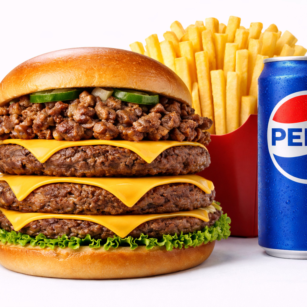 Triple Specıal Burger Menu
