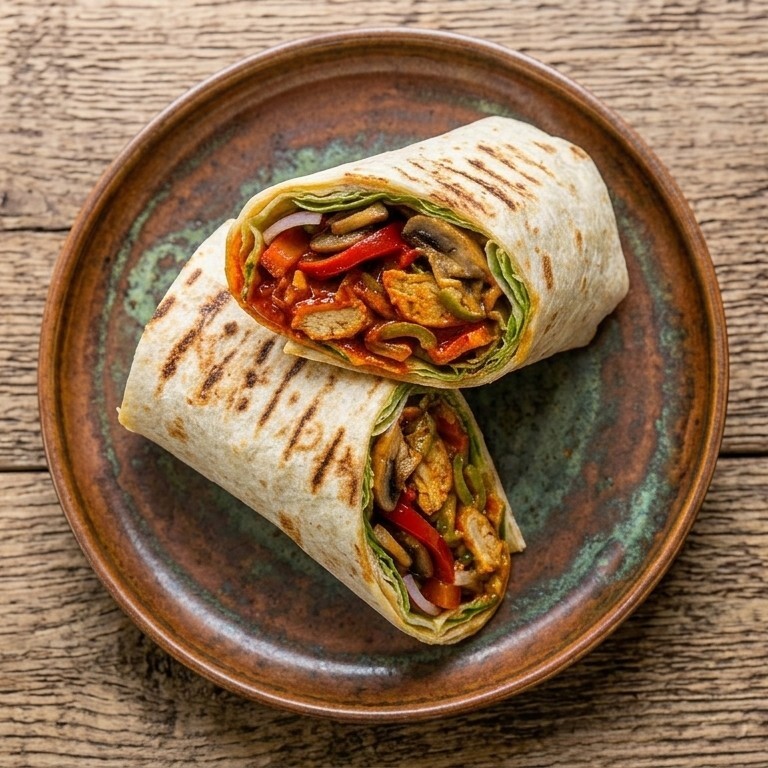 Acılı Tavuk Wrap