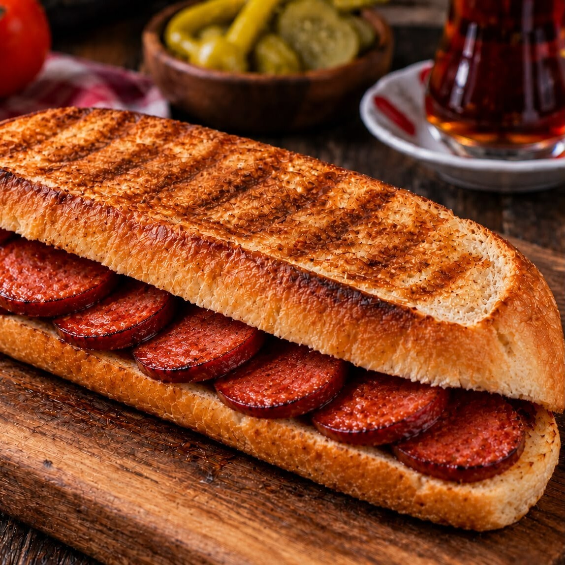 S Sucuk Ekmek Tost