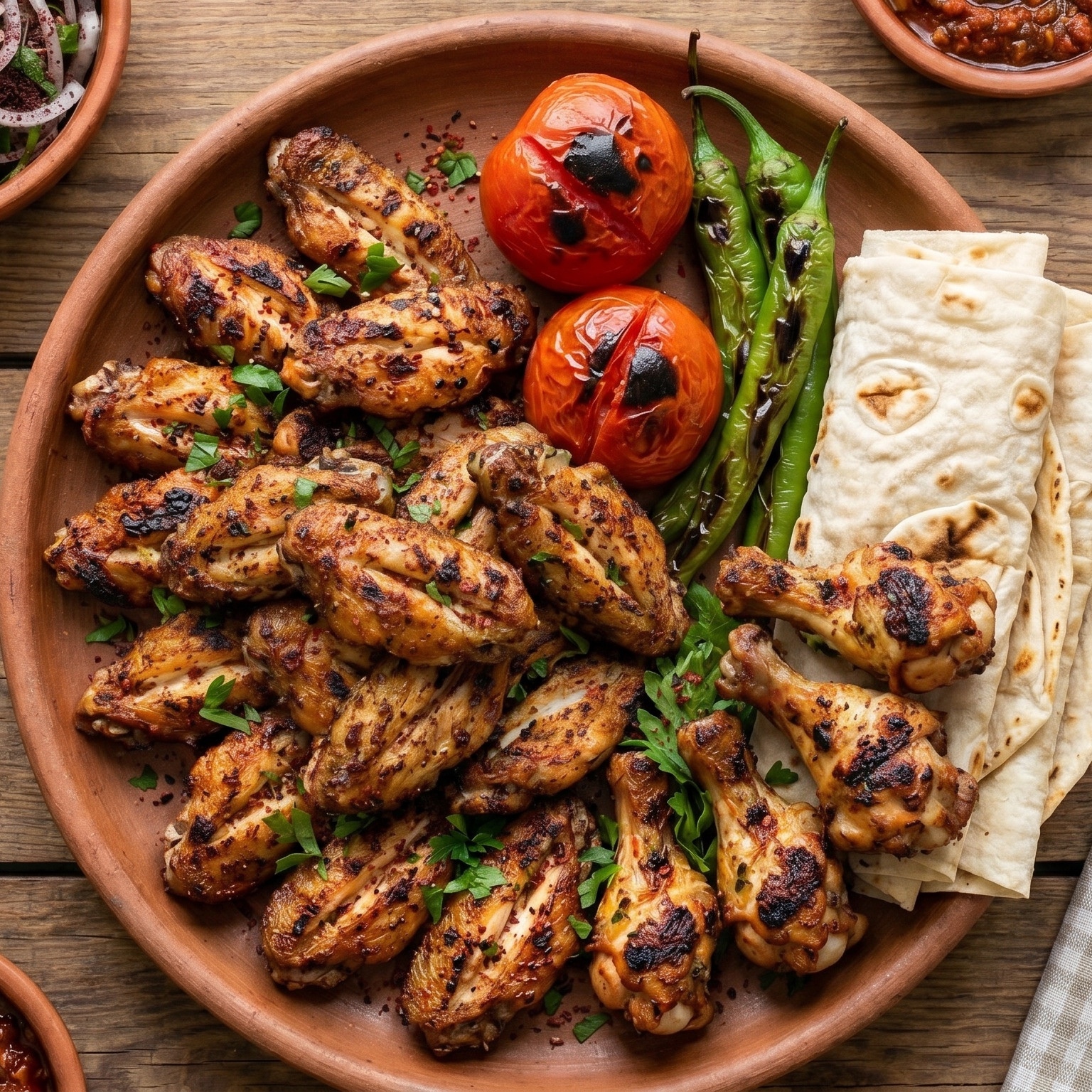 Izgara Karışık Kanat (500 Gr)