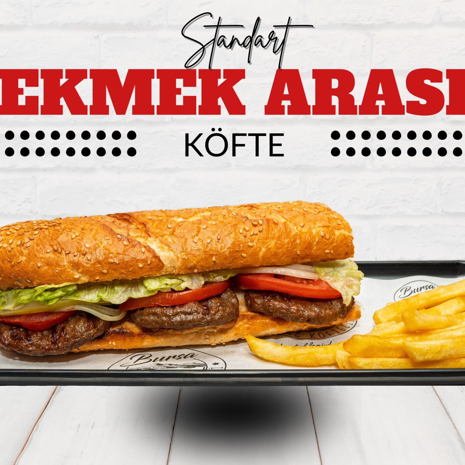 Ekmek Arası Köfte Menü 2