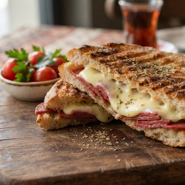 Bz İspanyol Salamlı Tost [Tostlab Duo Gurme]