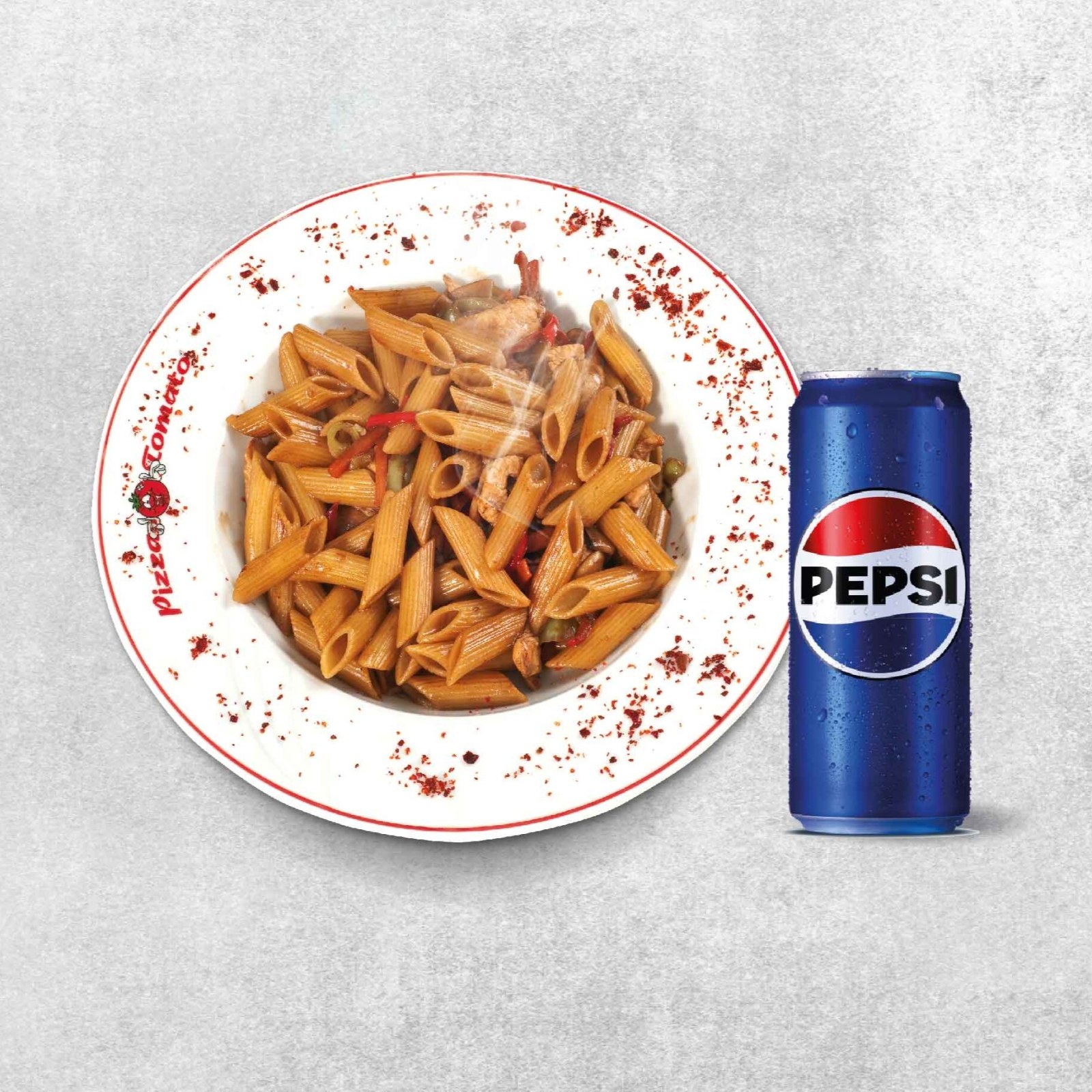 Soya Soslu Tavuklu Penne Menü