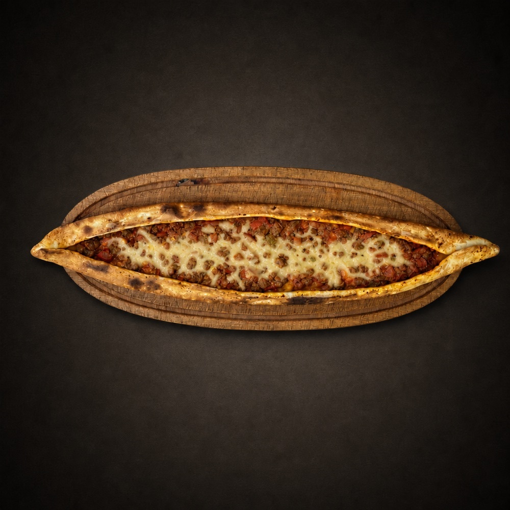 kuşbaşı kaşarlı pide
