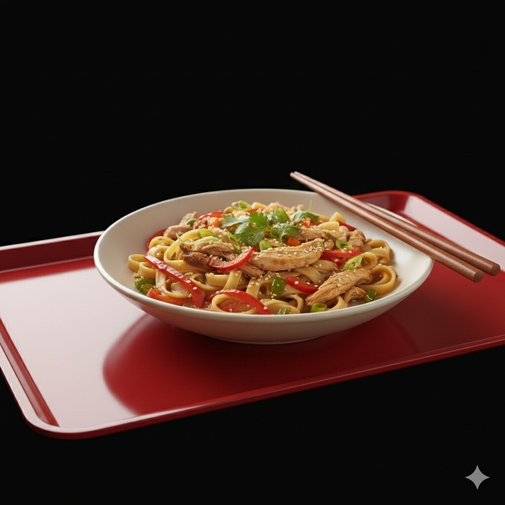 Catlatan menü tavuklu noodle menü 3 adet