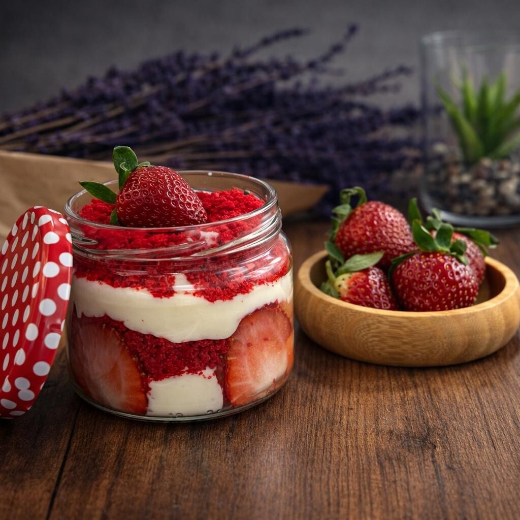 Strawberry flavoved Velvet Magnolia (TATLI)