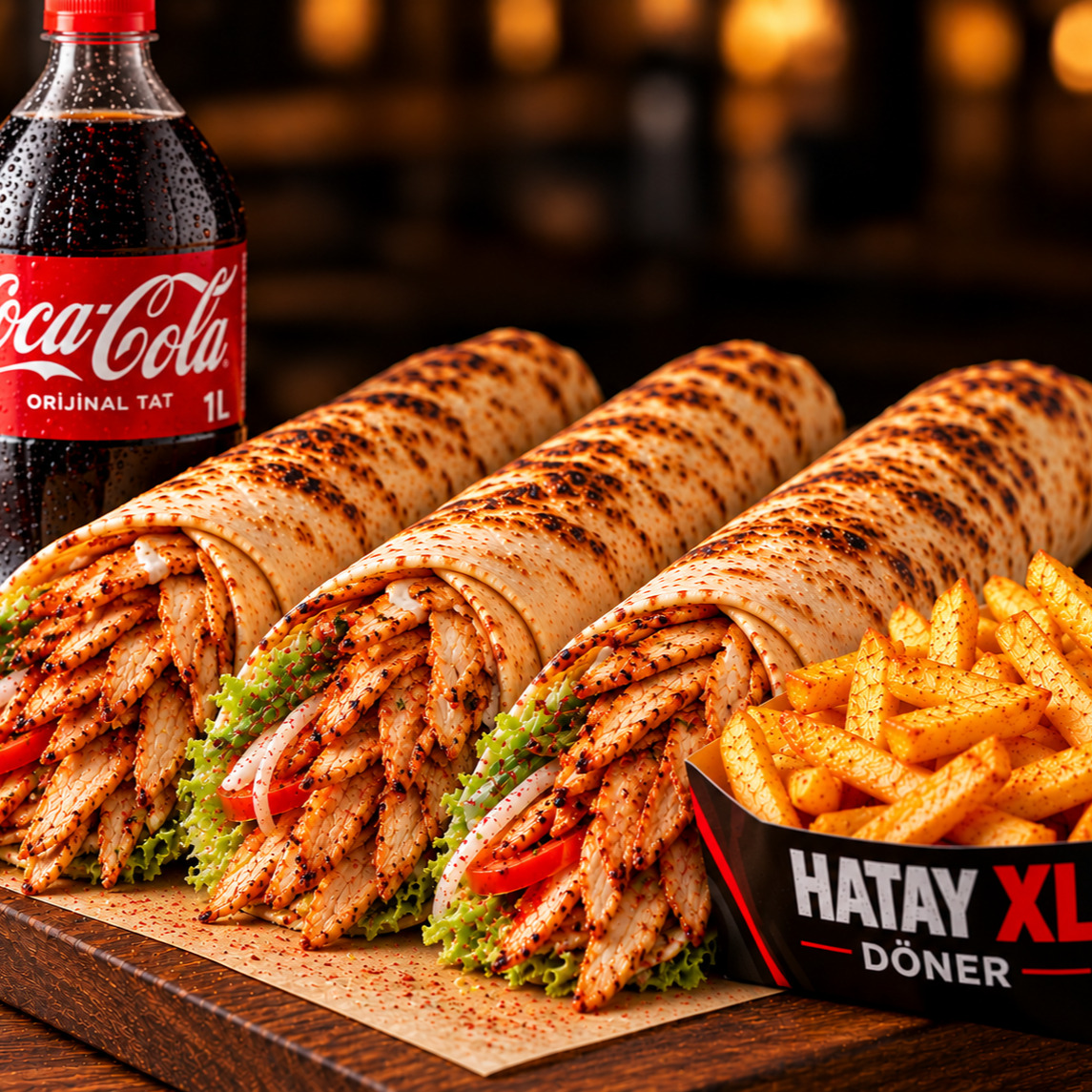 3 Kişilik 150 Gr Zurna Menü - 1 L Coca-Cola