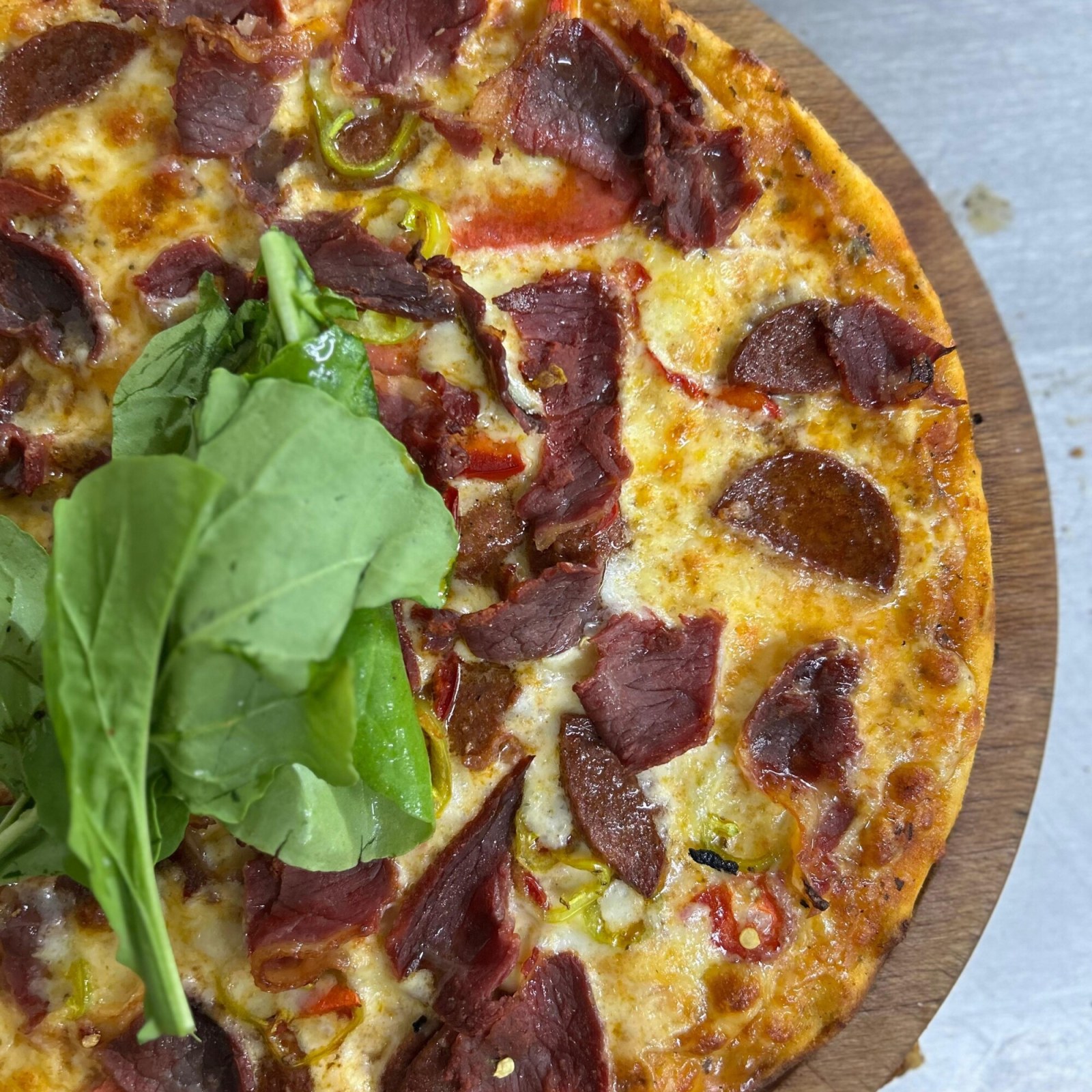 Pastırmalı Pizza(Küçük Boy)