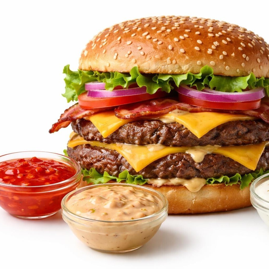 Double Cheese Burger (Büyük Boy)