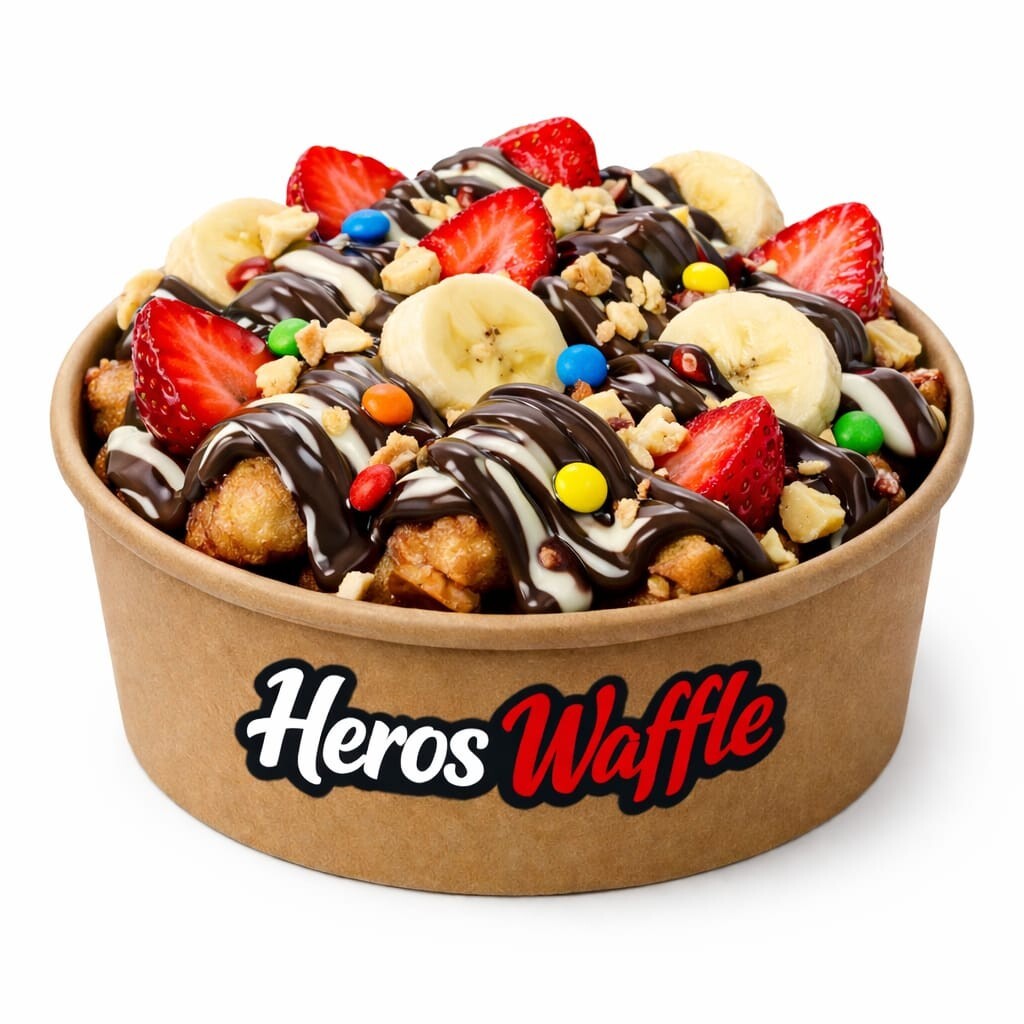 Waffle Karışık Bowl