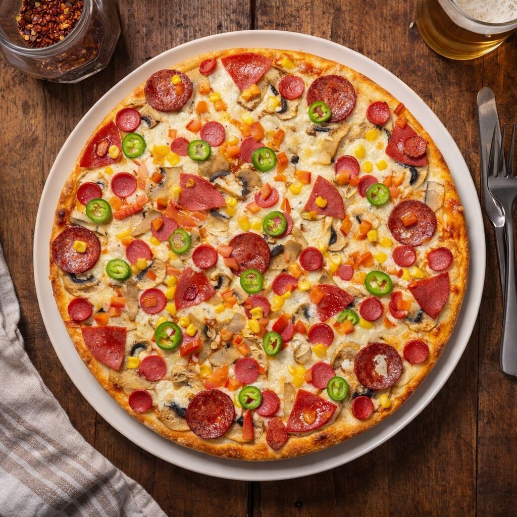 Süper Mafia Pizza (Orta)