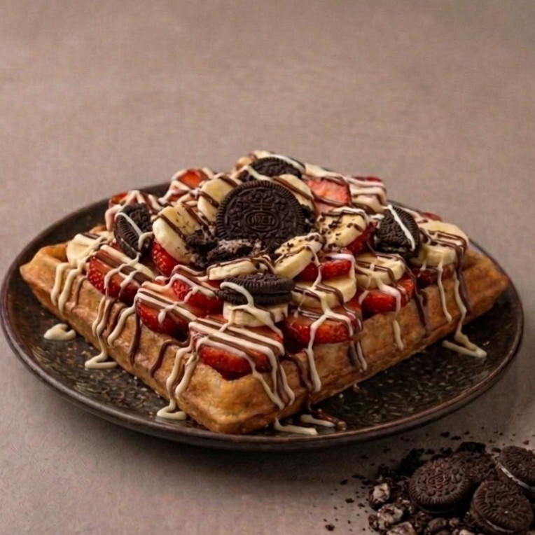 Oreo Waffle (Dilimlenmiş)
